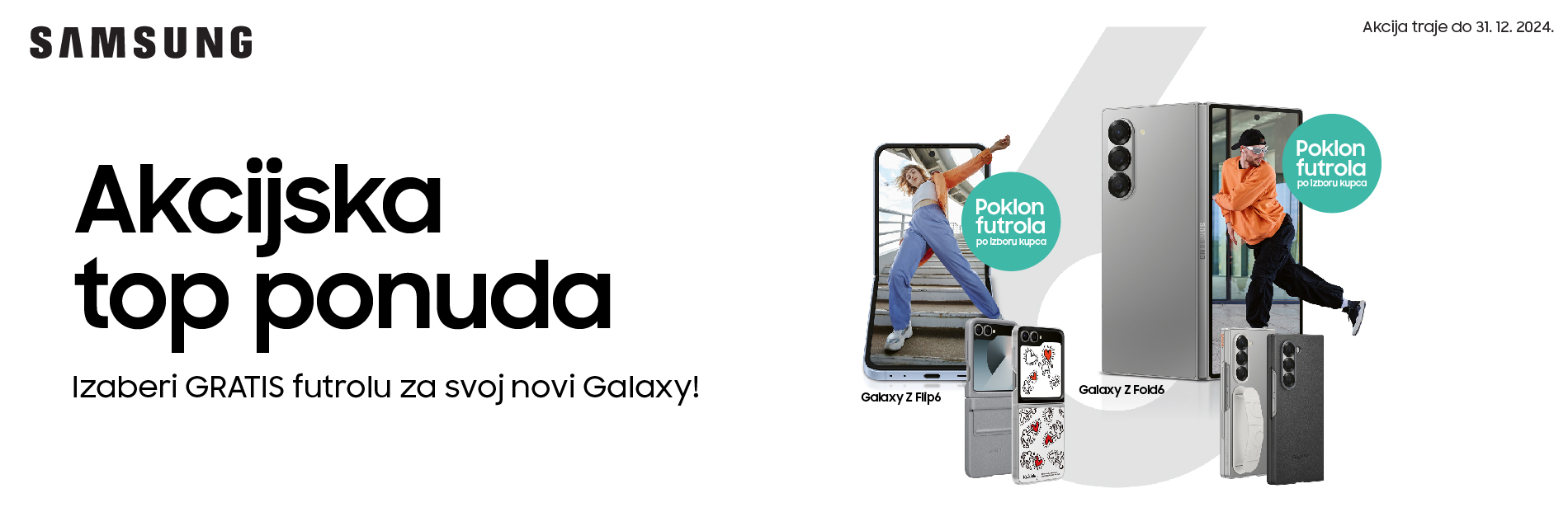 AKCIJA! Kupi Galaxy Fold 6 ili Flip 6 i izaberi originalnu zaštitnu futrolu gratis!