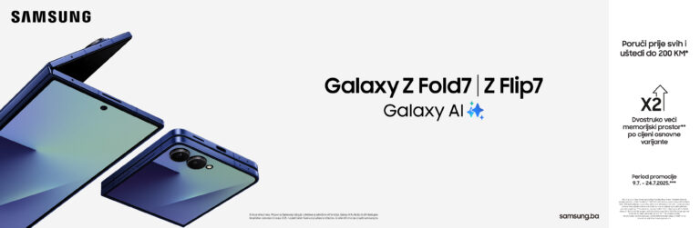 Naruči odmah neki od dolazećih Galaxy Z uređaja za dvostruko više memorije!