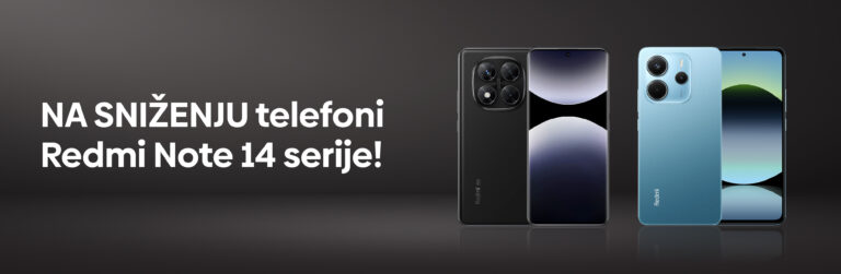 Na ljetnom sniženju izuzetni telefoni iz ovogodišnje Redmi Note 14 serije!
