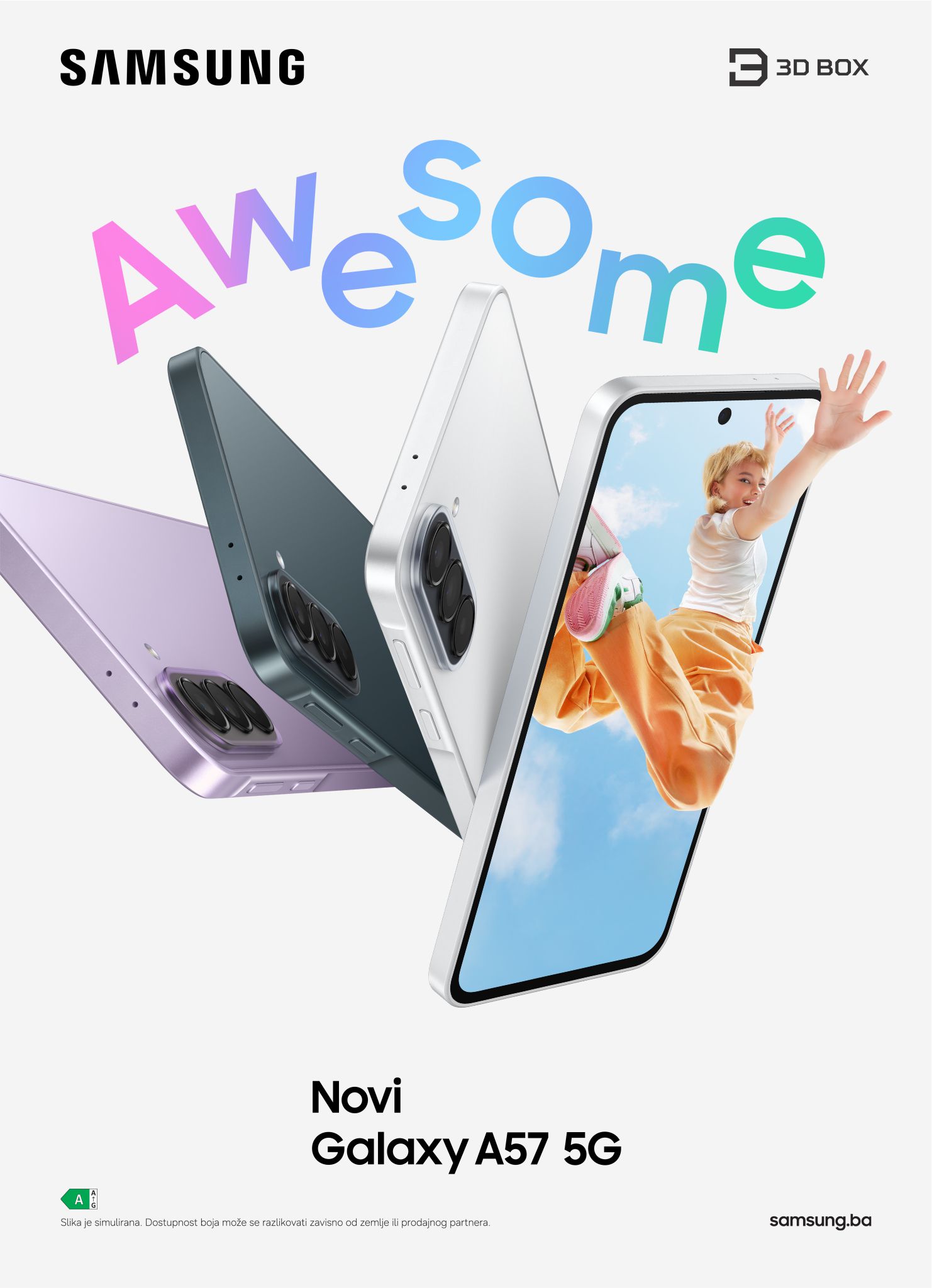 samsung Galaxy A37, Galaxy A57 mob.