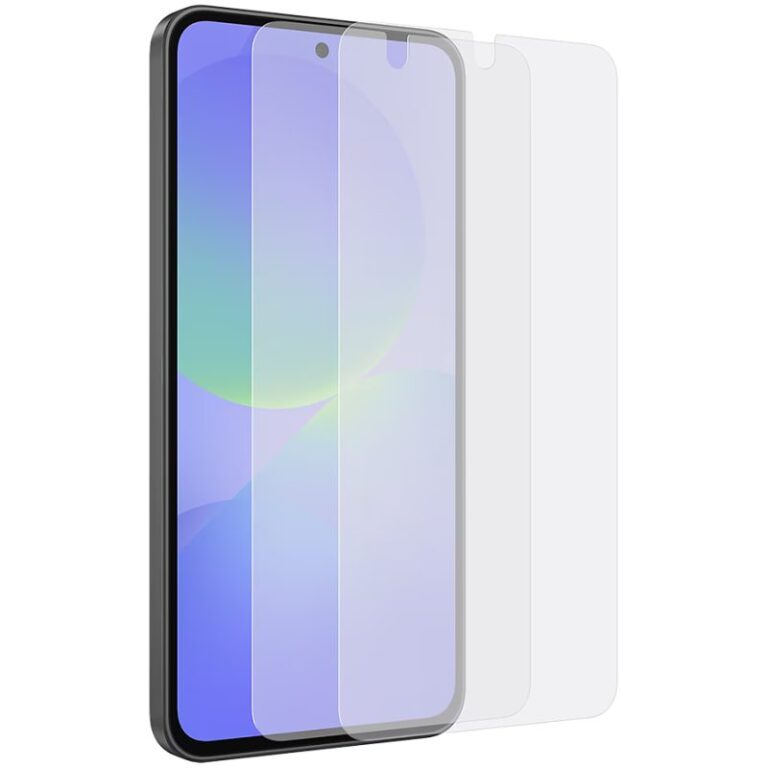 Samsung Galaxy A36 5G zaštitnik ekrana — prednji prikaz sa kutijom