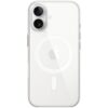Apple iPhone 17 Clear Case MagSafe Model A3563 — prednji prikaz s futrolom