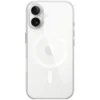 Apple iPhone 17 Clear Case MagSafe Model A3563 — prednji prikaz s futrolom