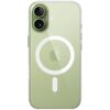 Apple iPhone 17 Clear Case MagSafe Model A3563 — prednji prikaz s futrolom