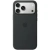 Apple iPhone 17 Pro Max Silikonska Futrola s MagSafe - Crna, Model A3560 — prednji prikaz