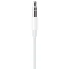 Apple Lightning to 3.5mm Audio Cable Model A1879 — prednji prikaz bijelog kabla