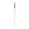 Apple Lightning to 3.5mm Audio Cable Model A1879 — prednji prikaz bijelog kabla