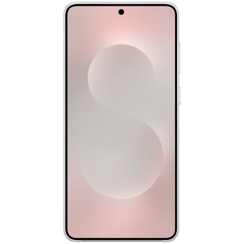 Samsung Galaxy S25 Edge Clear Case Transparent — prozirna silikonska maska prednji prikaz
