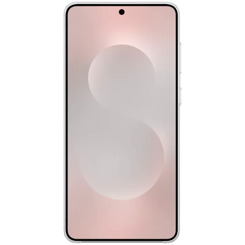 Samsung Galaxy S25 Edge Clear Case Transparent — prozirna silikonska maska prednji prikaz