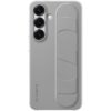 Samsung Galaxy S25+ Standing Grip Case Siva — prednji prikaz