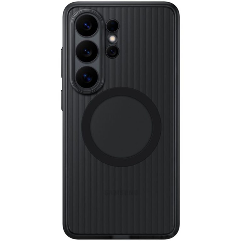 Samsung Galaxy S26 Ultra Rugged Magnet Case crna — prednji prikaz