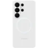 Samsung Galaxy S26 Ultra White Silicone Magnet Case — prednji prikaz