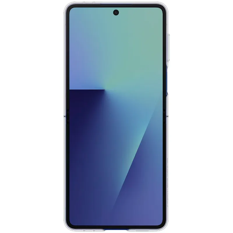Samsung Galaxy Z Flip7 Clear Case — prednji prikaz