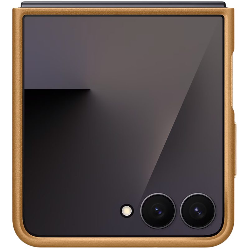 Samsung Galaxy Z Flip7 Kindsuit Case Camel — prednji prikaz