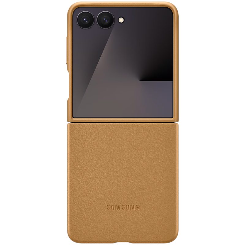 Samsung Galaxy Z Flip7 Kindsuit Case Camel — prednji prikaz