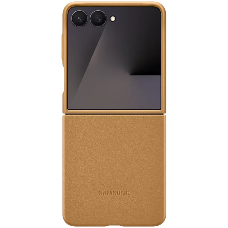 Samsung Galaxy Z Flip7 Kindsuit Case Camel — prednji prikaz