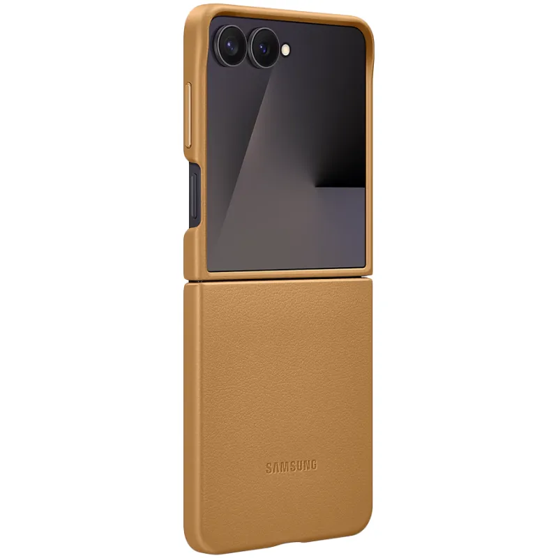 Samsung Galaxy Z Flip7 Kindsuit Case Camel — prednji prikaz
