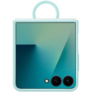 Samsung Galaxy Z Flip7 Ring Case (Silicone) Mint — prednji prikaz