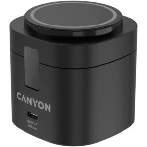 Canyon 4-u-1 Bežični Punjač Stand — prednji prikaz